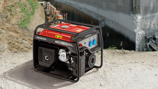 Vue rapproch&eacute;e d'un groupe &eacute;lectrog&egrave;ne Endurance hautes performances.