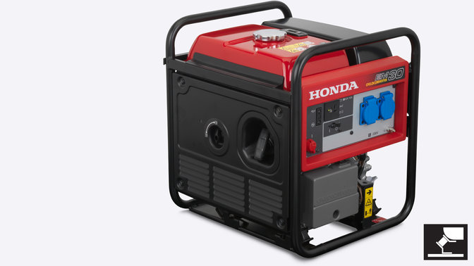 Vue rapproch&eacute;e d'un groupe &eacute;lectrog&egrave;ne Endurance high-tech.