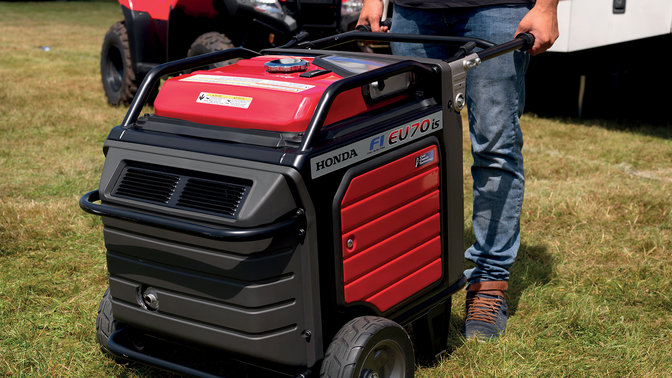 Groupe &eacute;lectrog&egrave;ne maniable high-tech sur site.
