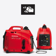 2 groupes &eacute;lectrog&egrave;nes portables.