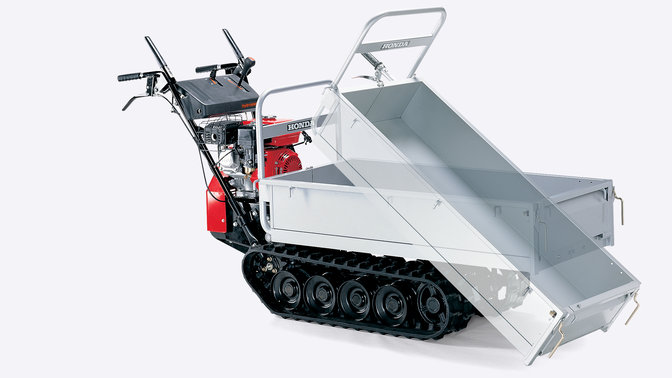 Vue du c&ocirc;t&eacute; droit d'un transporteur.